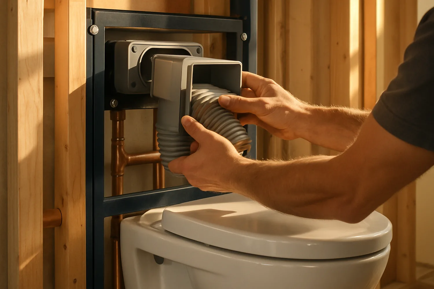 Prise d’air WC suspendu : guide d’installation 2026